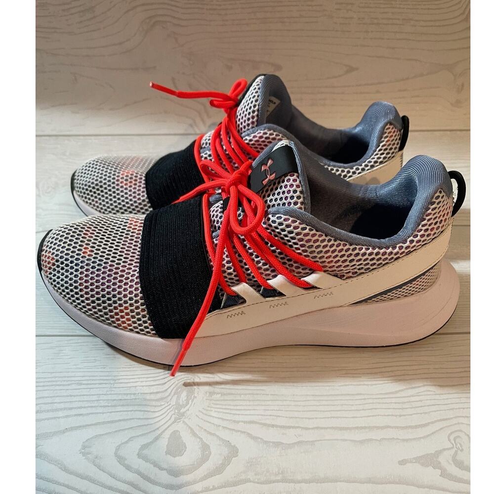 Under Armour Athletic Shoes with Red and Black Accents - Picture 2 of 9